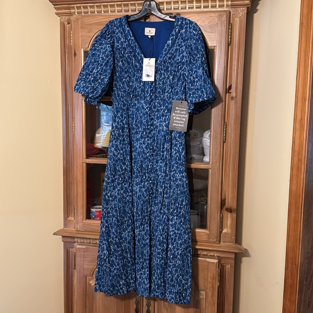 Seaport Blue Dana Dress - Picture 6 of 11